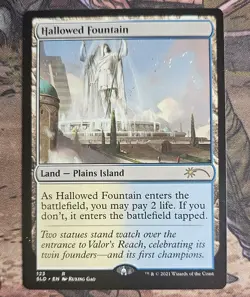 MTG Hallowed Fountain 123 Secret Lair Rare NM - Image 1