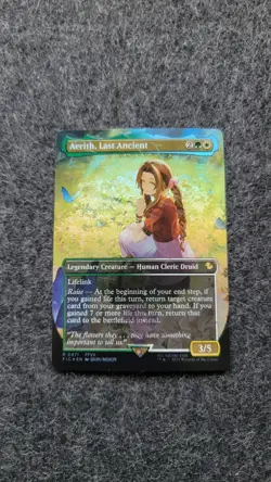Aerith, Last Ancient 0471 (Borderless) (Chocobo Track) Commander: Final Fantasy - Image 1