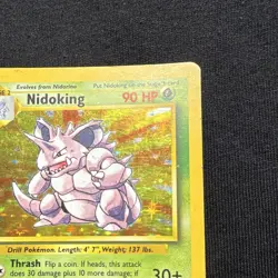 Nidoking ✨ Holo 1999 Pokemon Base Set [LP/NM] - free fast shipping - Image 4