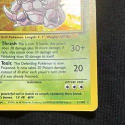Nidoking ✨ Holo 1999 Pokemon Base Set [LP/NM] - free fast shipping - Image 5