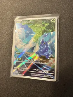 Pokemon Heracross 194/193 Sv02 Paldea Evolved Illustration Rare Holo Full Art - Image 3