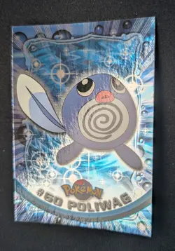 POLIWAG HOLO FOIL POKEMON TOPPS SERIE 1 CARTE 1999 ITA - PACK FRESH MINT - Image 1