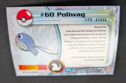 POLIWAG HOLO FOIL POKEMON TOPPS SERIE 1 CARTE 1999 ITA - PACK FRESH MINT - Image 2