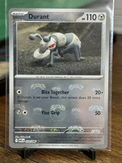 Pokemon Durant (Master Ball Pattern) 070/086 Holo SV: White Flare Uncommon NM - Image 1