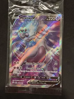 SEALED Mewtwo V SWSH229 Holo Promo Sword & Shield Promo Pokemon Go - Image 1