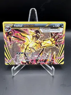 Pokemon Card Steam Siege Yveltal BREAK 66/114 Rare MP - Image 1