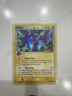 Dragon Frontiers Gligar 16/101 Delta Species Reverse Holo Pokemon TCG - Image 1