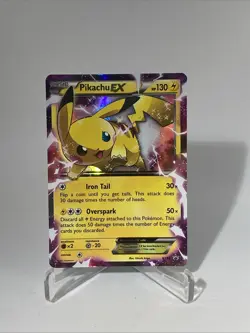 The Pokemon Company Pikachu EX XY Promo Holo Basic 130 HP English XY84 - Image 1