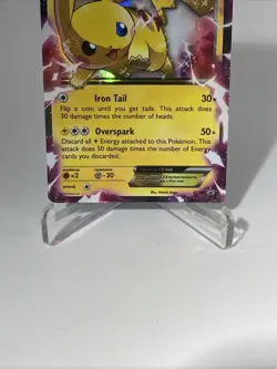 The Pokemon Company Pikachu EX XY Promo Holo Basic 130 HP English XY84 - Image 3
