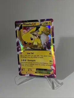 The Pokemon Company Pikachu EX XY Promo Holo Basic 130 HP English XY84 - Image 4