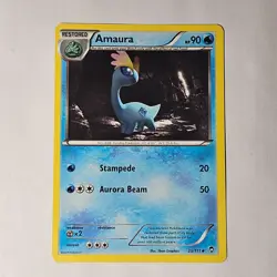 Amaura 25/111 Uncommon Furious Fists Pokemon NM - Image 1