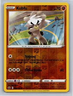 Kubfu 093/198 Common Chilling Reign Pokemon Reverse Holo Near Mint - Image 1