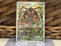 2023 Pokemon Scarlet & Violet Base Kingambit #220/198 Illustration Rare IR - Image 1
