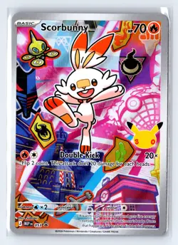 Pokemon First Partners (Galar Gen 8) Grookey #52, Scorbunny #53, Sobble #54 - Image 4