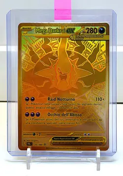 Pokemon - Mega Darkrai Ex 120/084 Gold Secret Rare Pitch Black - NM/Mint ITA - Image 1