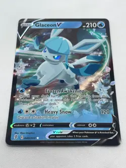 Pokemon TCG - Glaceon V 40/203 Evolving Skies V Rare - NM/M - Image 3