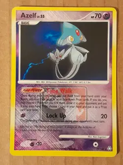 Pokemon Azelf 19/146 League Crosshatch Promo NM See Pictures - Image 1