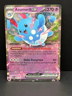 Azumarill ex SPANISH 084/217 Double Rare Ascended Heroes Pokemon ASC-LA NM - Image 1