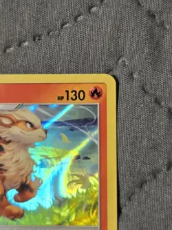 Pokemon Arcanine Sun And Moon Base Set Holo LP - Image 3