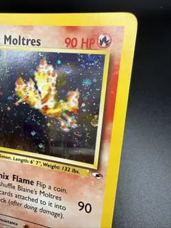 Pokemon TCG Gym Heroes 1st Edition Blaine’s Moltres 1/132 DOUBLE SWIRL NM - Image 3