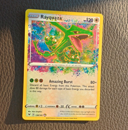 Pokemon TCG Rayquaza 138/185 Vivid Voltage Amazing Rare Holo English 2020 120 - Image 1