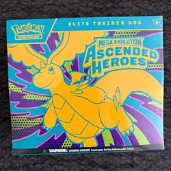 Pokemon TCG Mega Evolution Ascended Heroes Elite Trainer Box English 2025 - Image 1