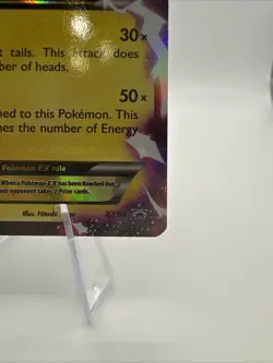 Pokemon 2015 “Pikachu EX” Full Art Holo Black Star Promo XY84 TCG ⚡ - Image 4