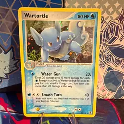 Pokemon TCG Wartortle 52/112 EX FireRed & LeafGreen Holo Rare EN HP 80 - Image 1