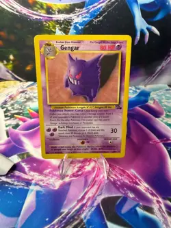 GENGAR 20/62 FOSSIL Unlimited Rare Pokemon - Image 1