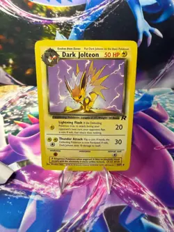 DARK JOLTEON 38/82 TEAM ROCKET Unlimited Uncommon Pokemon - Image 1