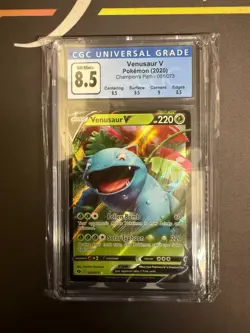 Venusaur V 001/073 Champion's Path - CGC 8.5 (3751993075) Pokemon - Image 1