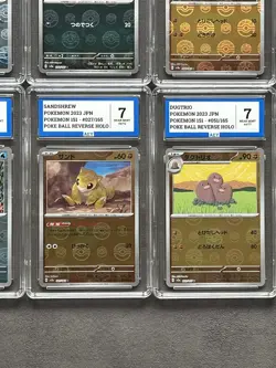 Pokemon 151 Poke Ball Reverse Holo Graded Bundle Lot Of 15 Slabs Grade 7,7.5 AEY - Image 4