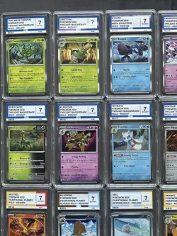 Pokemon Holo Graded Bundle Lot Of 15 Slabs Grade 7 Near Mint Conditions AEY - Image 2