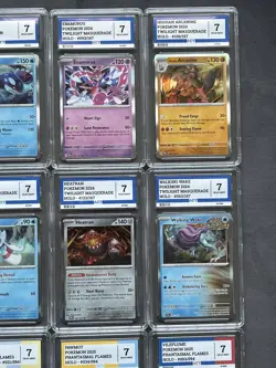 Pokemon Holo Graded Bundle Lot Of 15 Slabs Grade 7 Near Mint Conditions AEY - Image 3