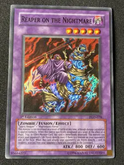 Yugioh Reaper on the Nightmare - PGD-078 - 1st Edition - Super Rare - MP - Image 1