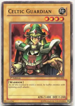 Celtic Guardian SYE-008 Starter Deck: Yugi Evolution Yu-Gi-Oh 1st Edition HP - Image 1