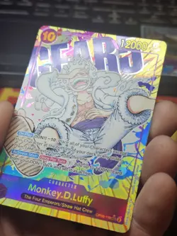 One Piece TCG OP05-119 Monkey D. Luffy Gear 5 Parallel SEC Alt Art English - Image 5