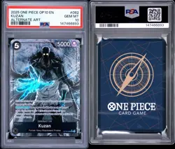 Namco Kuzan One Piece CCG PSA 10 Alt Art Foil SR OP10-082 Royal Blood - Image 3