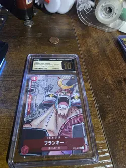 2022 ONE PIECE JAPANESE MANGA ALT ART #ST01-010 FRANKY CGC 10 PRISTINE - Image 2