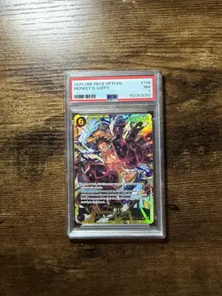 Monkey D. Luffy 2025 One Piece Royal Blood OP10-118 PSA 7 - Image 1