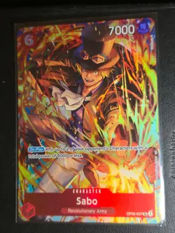 One Piece Illustration Box 5 : Sabo OP05-007 SR Super Rare Alt Art Promo English - Image 1