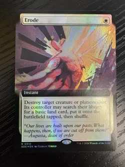 MTG Secrets Of Strixhaven Erode Extended Art Foil - Image 1