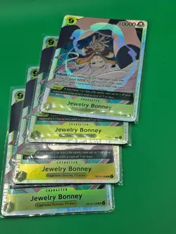 Bandai One Piece Card Game Jewelry Bonney OP13-108 SR Foil Lot - 4 English - Image 1