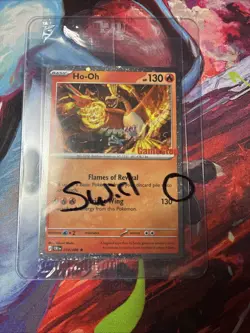 Pokemon TCG Ho-Oh Stamped Swirl, GameStop Promo Card Factory Sealed - Image 2