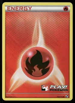 Fire Energy (Play! Pokemon) 106/114 Holo League & Championship Cards Pokemon NM - Image 1