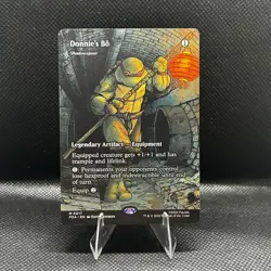 Donnie’s Bo Shadowspear Borderless Nonfoil Card #0017 MTG - Image 1