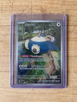 Pokemon TCG Snorlax SVPO51 Holo 151 ETB Promo Card NM Condition - Image 1