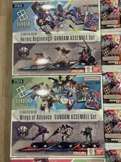 Gundam Card Game Newtype Rising TCG GD01 64 booster pack starter decks English - Image 2