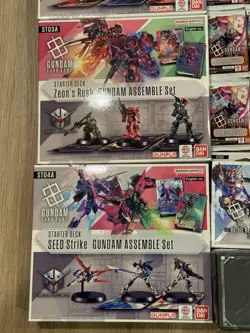 Gundam Card Game Newtype Rising TCG GD01 64 booster pack starter decks English - Image 3