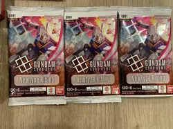 Gundam Card Game Newtype Rising TCG GD01 64 booster pack starter decks English - Image 5